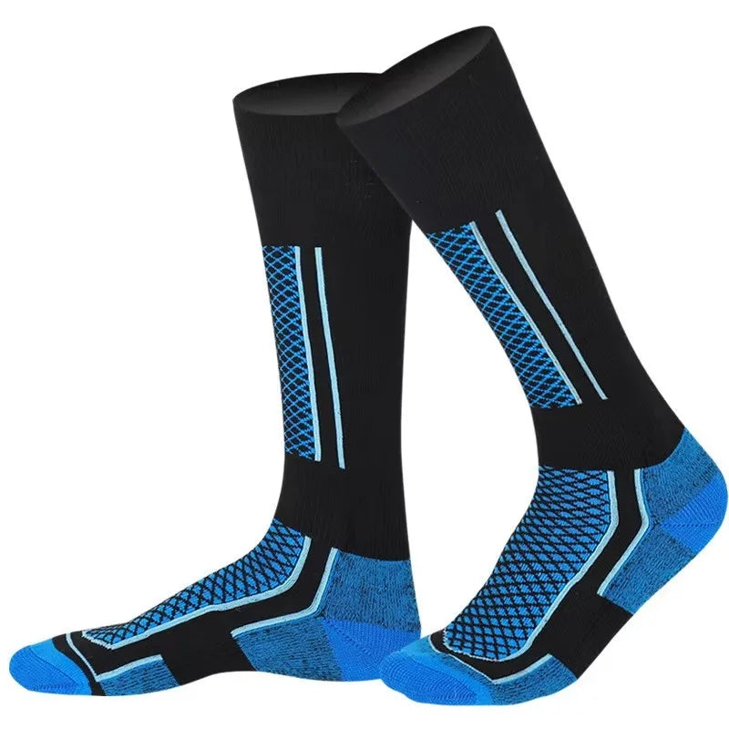 1Pair Winter Warm Thickening Ski Stockings Hiking Socks For Women Men Children Outdoor Anti-Cold High Sports Stockings Beauty World Shop