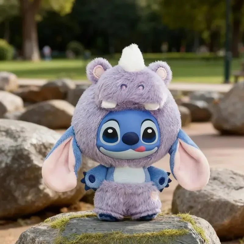 Disney Stitch Wild Animal Series Blind Box Plush Vinyl Toy Cute Doll Replica Mystery Box Bag Pendant Decor New Year Festive Gift Beauty World Shop