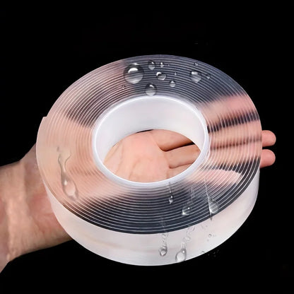 "Versatile Reusable Double-Sided Waterproof Adhesive Tape - Perfect for Kitchen and Bathroom Supplies" Beauty World Shop