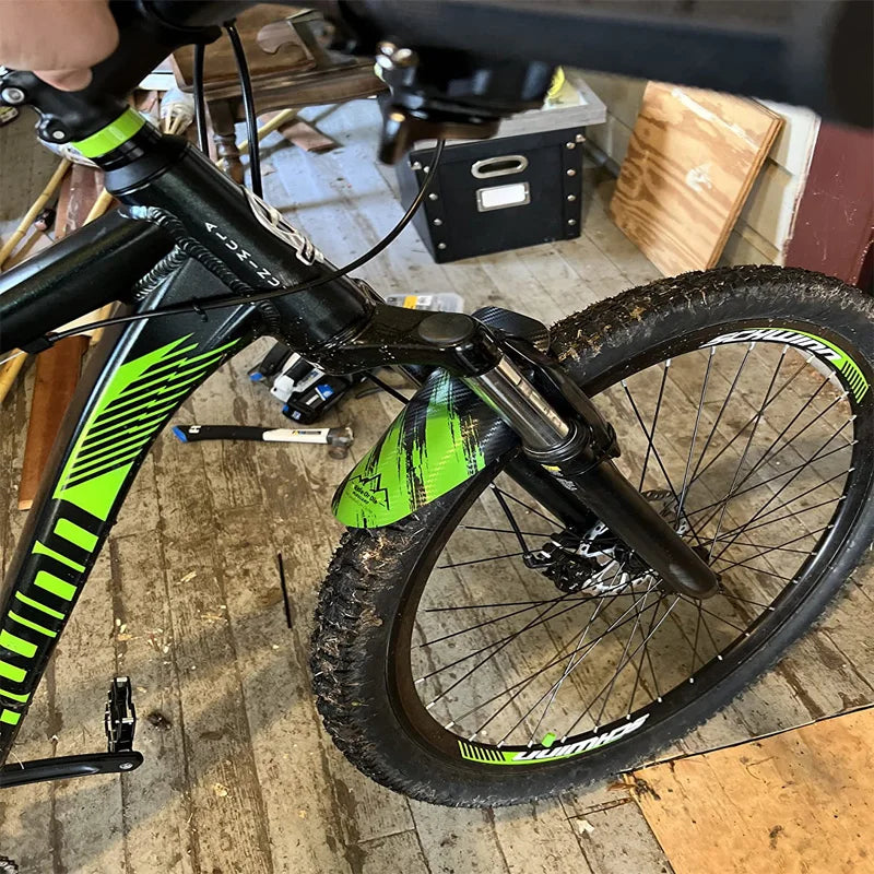 1PC Bicycle Fender Bike Mud Baffle Mudguard Tire Wheel Fenders MTB Road Cycling Front Mud Guard Fix Gear Wings Protector Parts Beauty World Shop