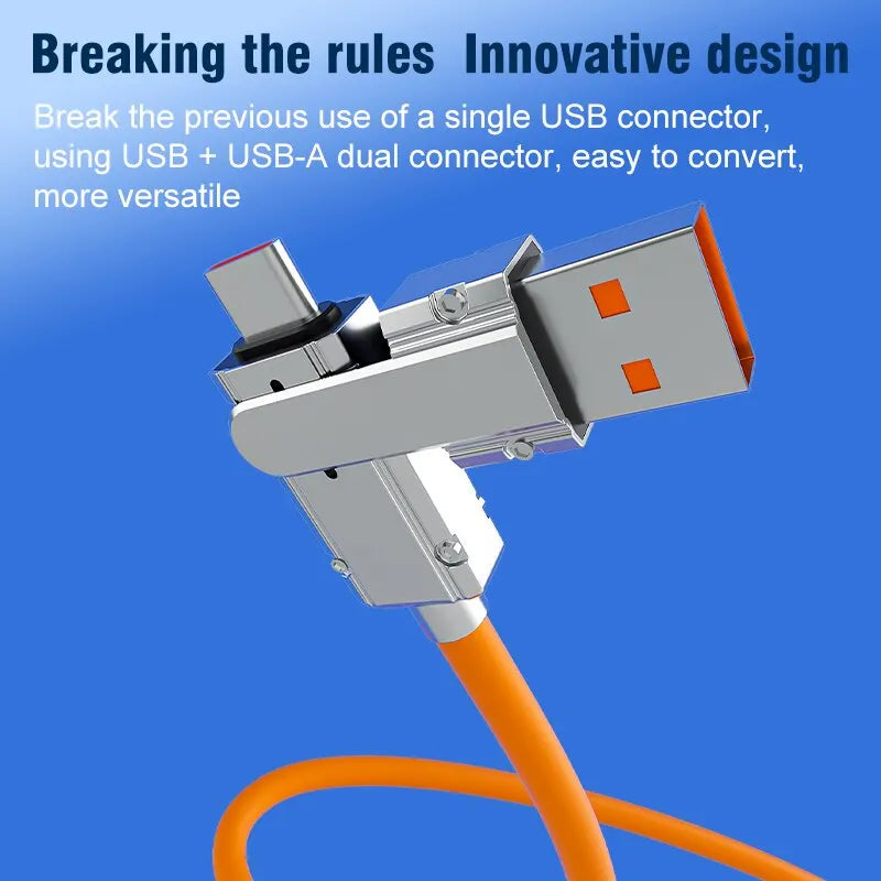 3 In 2 Type-C Mobile Phone Usb Fast Charging 66w Data Cable Suitable For iPhone Huawei OPPO Xiaomi Samsung Redmi Charging Cable Beauty World Shop