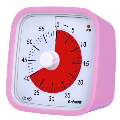Yunbaoit VT01 Upgraded 60 Minute Visual Timer with Protective Case Silent Countdown Timer for Kids Beauty World Shop