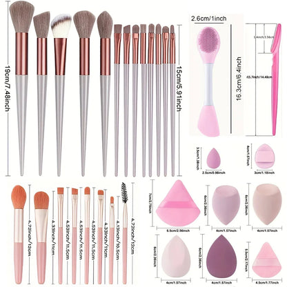 Makeup Brushes 8-29Pcs Makeup Kit Professional Women Cosmetic Soft Powder Brush Eyeshadow Foundation Full Set Travel Beauty Tool Beauty World Shop