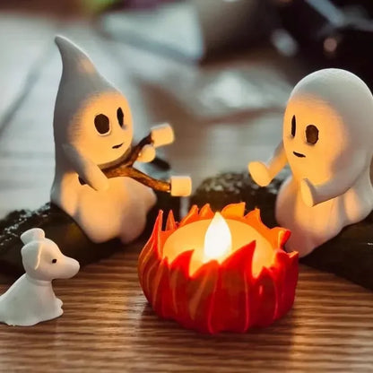 1 Set Halloween Ghost Campfire Decor Spooky Outdoor Party Haunted House Props Scary Backyard Scene Gathering Decoration Gift Beauty World Shop