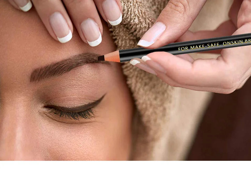5pcs Professional Microblading Pencil Permanent Eyebrow Pencil Tattoo Waterproof Art Tint Makeup Eye Brow Pen Enhancers Cosmetic Beauty Trend Shop
