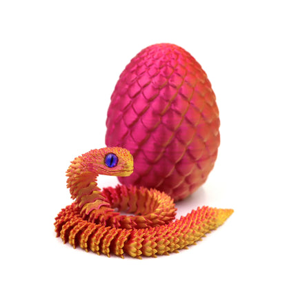 3d Printed Toys Home Decoration Desktop Decorations Anime Figures Articulating Home Decor Items 3D Printing Snake Eggs Rotating Beauty World Shop