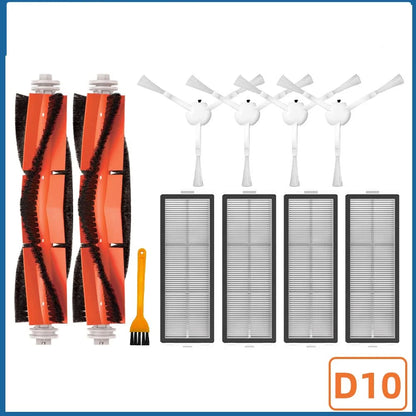 Accessories Dreame Bot D10 Plus RLS3D Robot Vacuum Cleaner Hepa Filter Mop Main Side Brush Dust Bag Replacement Parts