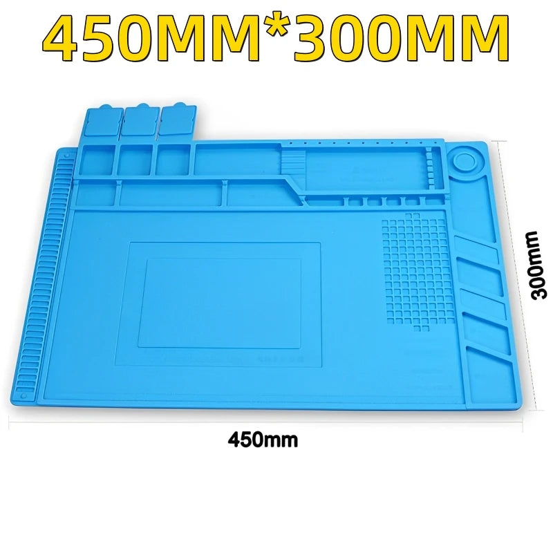 ESD Soldering Mat Repair Pad Insulation Heat Resistant Soldering Station Silicon Work Pad Desk Platform Phone Repair Tool Kit Beauty Fashion