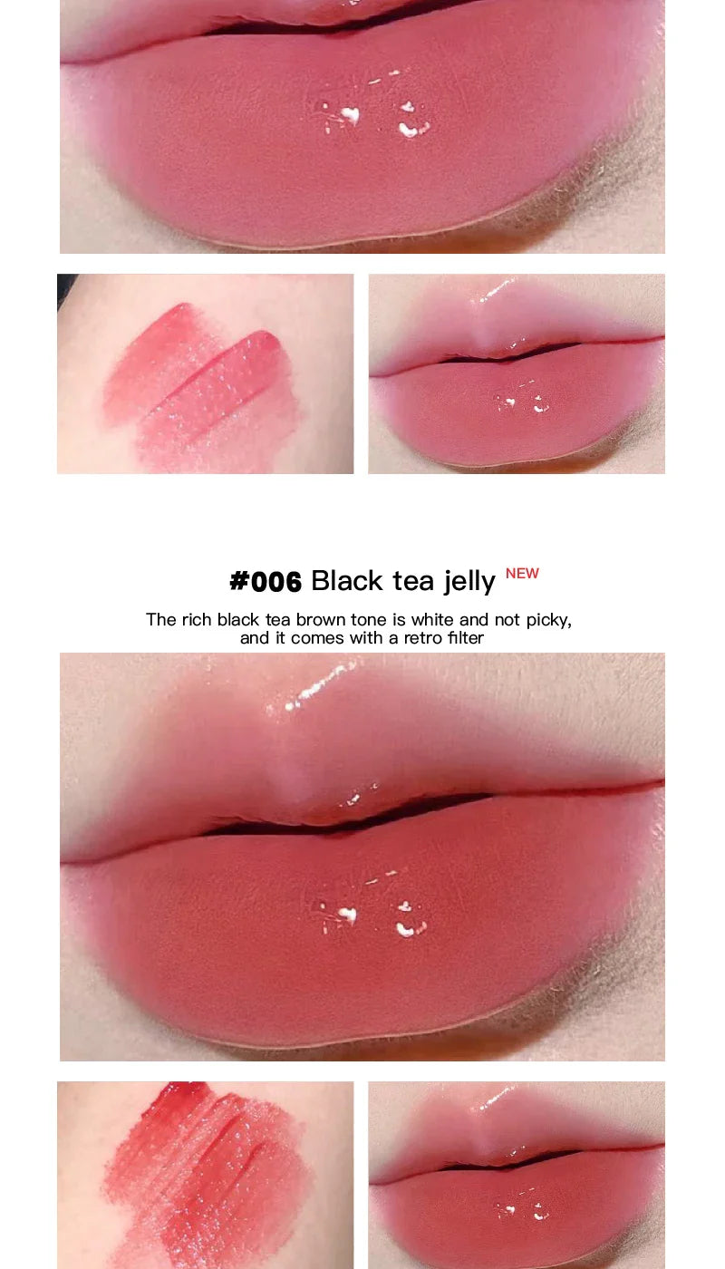 HERORANGE Meow Whisper Mirror Lip Gloss - Moisturizing Long-Lasting, Water-Glossy, Perfect for Spring/Summer Beauty Trend Shop
