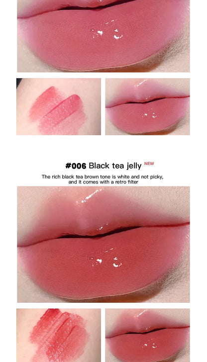 HERORANGE Meow Whisper Mirror Lip Gloss - Moisturizing Long-Lasting, Water-Glossy, Perfect for Spring/Summer Beauty Trend Shop