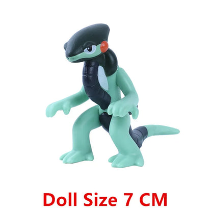 New 4-9 CM Pokemon Anime Figure Pikachu Gengar Eevee Series Mew Cartoons Figure Pocket Monster Action Model Toys Kids Gifts Beauty World Shop