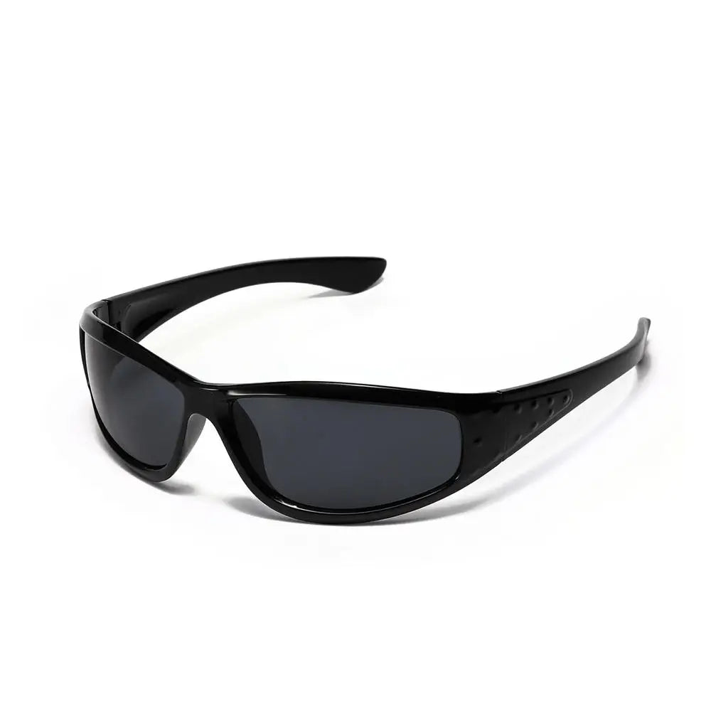 Y2K Silver Sunglasses Color Hollowed Out Future Sense Of Technology Hot Girls Net Red Sunglasses Women Sunglasses Trendy Men Beauty World Shop