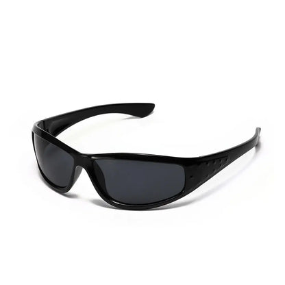 Y2K Silver Sunglasses Color Hollowed Out Future Sense Of Technology Hot Girls Net Red Sunglasses Women Sunglasses Trendy Men Beauty World Shop