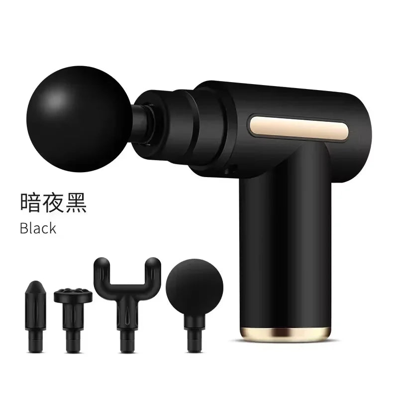 Fascial Machine Muscle Relaxation USB Mini Massage Gun Vibration Gun Massage Fitness Equipment Neck Grasping Fascia Gun Beauty Fashion