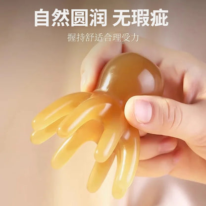 Octopus Head Massager Comb Head Meridian Manual Acupressure Tool Portable SPA Gua Sha Massage Comb Beauty World Shop