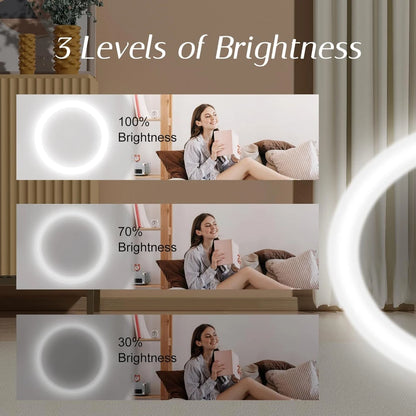 Compact Mirror with Light, 1X/3X Magnification LED Pocket Mirror with USB Data Cable, Pink Mini Mirror for Purse, Pocket,Travel Beauty World Shop