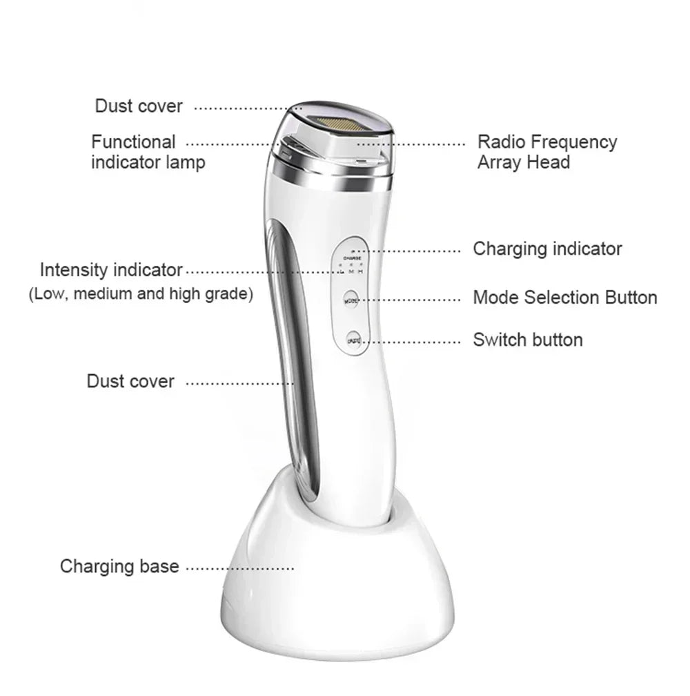 Electric Facial Lifting Machine Dot Matrix Skin Tightening Rejuvenation Wrinkle Removal Face Massager Home Use Beauty Devices Beauty World Shop