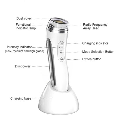 Electric Facial Lifting Machine Dot Matrix Skin Tightening Rejuvenation Wrinkle Removal Face Massager Home Use Beauty Devices Beauty World Shop