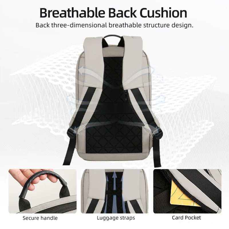 Heroic Knight Men's Daily Laptop Backpack Lightweight Minimalist Commute Office Daypack Women Waterproof Business Trip Schoolbag Beauty World Shop