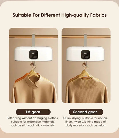 Portable Clothes Dryer Folded Electric Clothing Dryer Multifunctional Intelligent Timed Warm Laundry Dryer with Remote Control