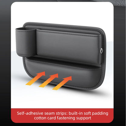 Universal Car Seat Gap Organizer Storage Box Multifunction Leather Crevice Side Storage Pocket Wallet Keys Card with Cup Holder Beauty World Shop