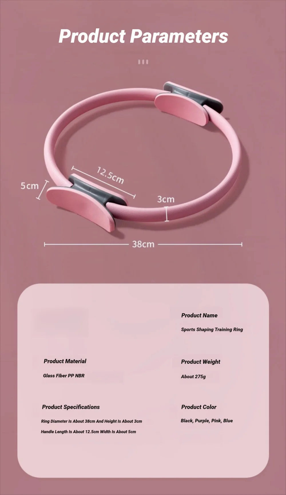 Yoga Fitness Ring Circle Pilates Women Girl Exercise Home Resistance Elasticity Workout Pelvic Floor Muscle Postpartum Training Beauty World Shop