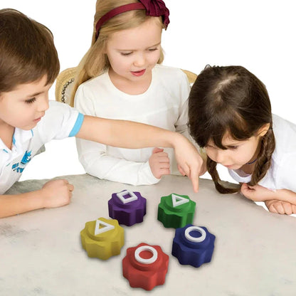 Traditional Play Game Fun Gonggi Jack Stone Pebbles Set Hand Eye Coordination Training Toy Gong Gi Set for Board Game Party Game Beauty World Shop