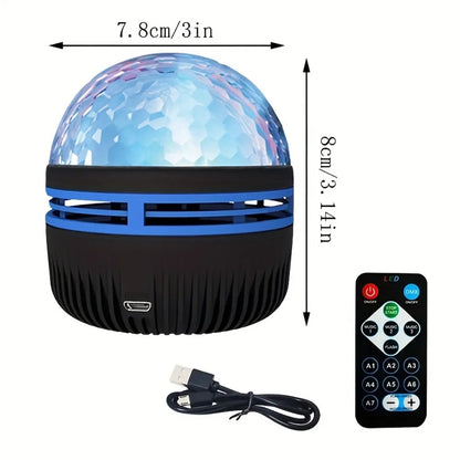 LED Starry Night Sky Projector Aurora USB Remote Control RGB Galaxy Light 7 Modes for Home Bedroom Game Room Party Decoration Beauty World Shop