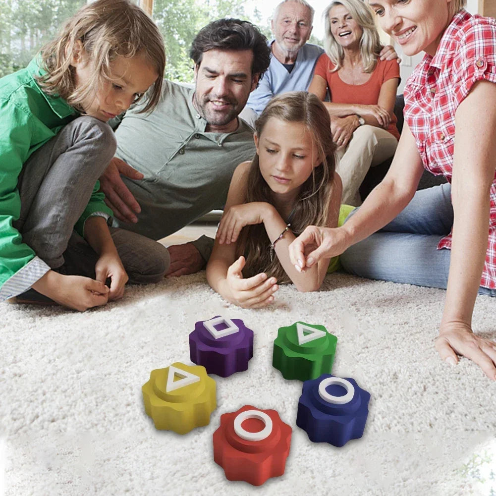 Traditional Play Game Fun Gonggi Jack Stone Pebbles Set Hand Eye Coordination Training Toy Gong Gi Set for Board Game Party Game Beauty World Shop