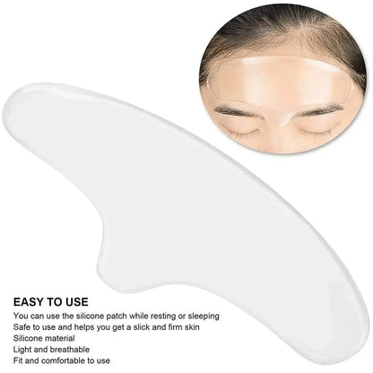 Anti Wrinkle Forehead Patch Silicone Reusable Silicone Patch Soft Comfortable Easy Facial Eye Anti-aging Face Skin Care Tool Beauty Trend Shop