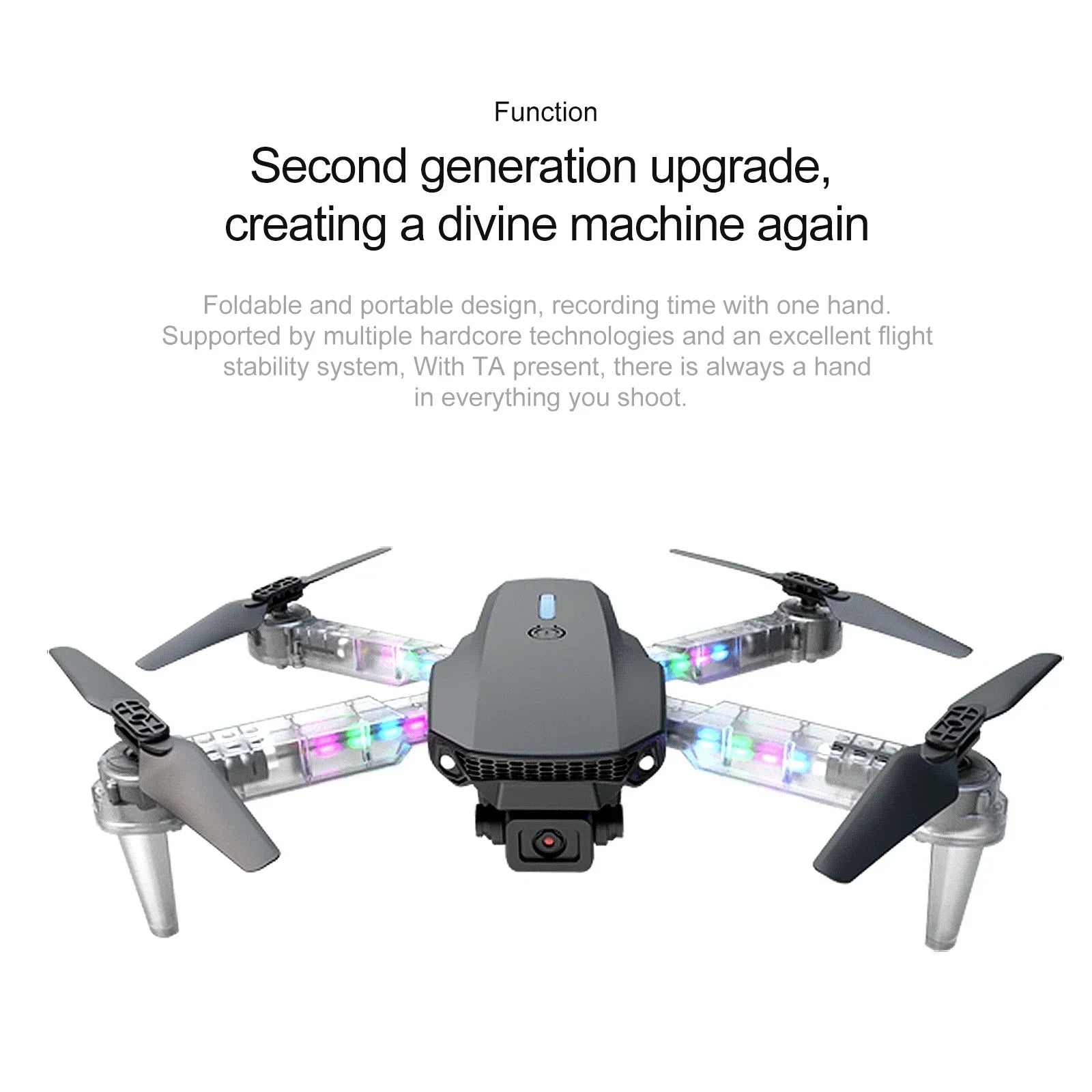 E99 K3 Pro HD 4K Drone with Dual Camera WiFi FPV Aerial Photography RC Quadcopter High Hold Mode Beauty Fashion