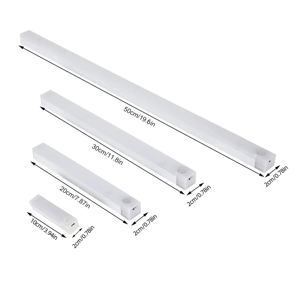Wireless LED Night Lights Motion Sensor Lights Closet Kitchen Night Lights Bedroom Detector Light Cabinet Staircase Backlit Beauty World Shop