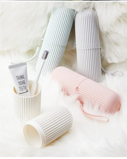 Portable Toothpaste Toothbrush Protect Holder Case Travel Camping Storage Box Protect Toothbrush Toothpaste from Dirt and Damage Beauty World Shop