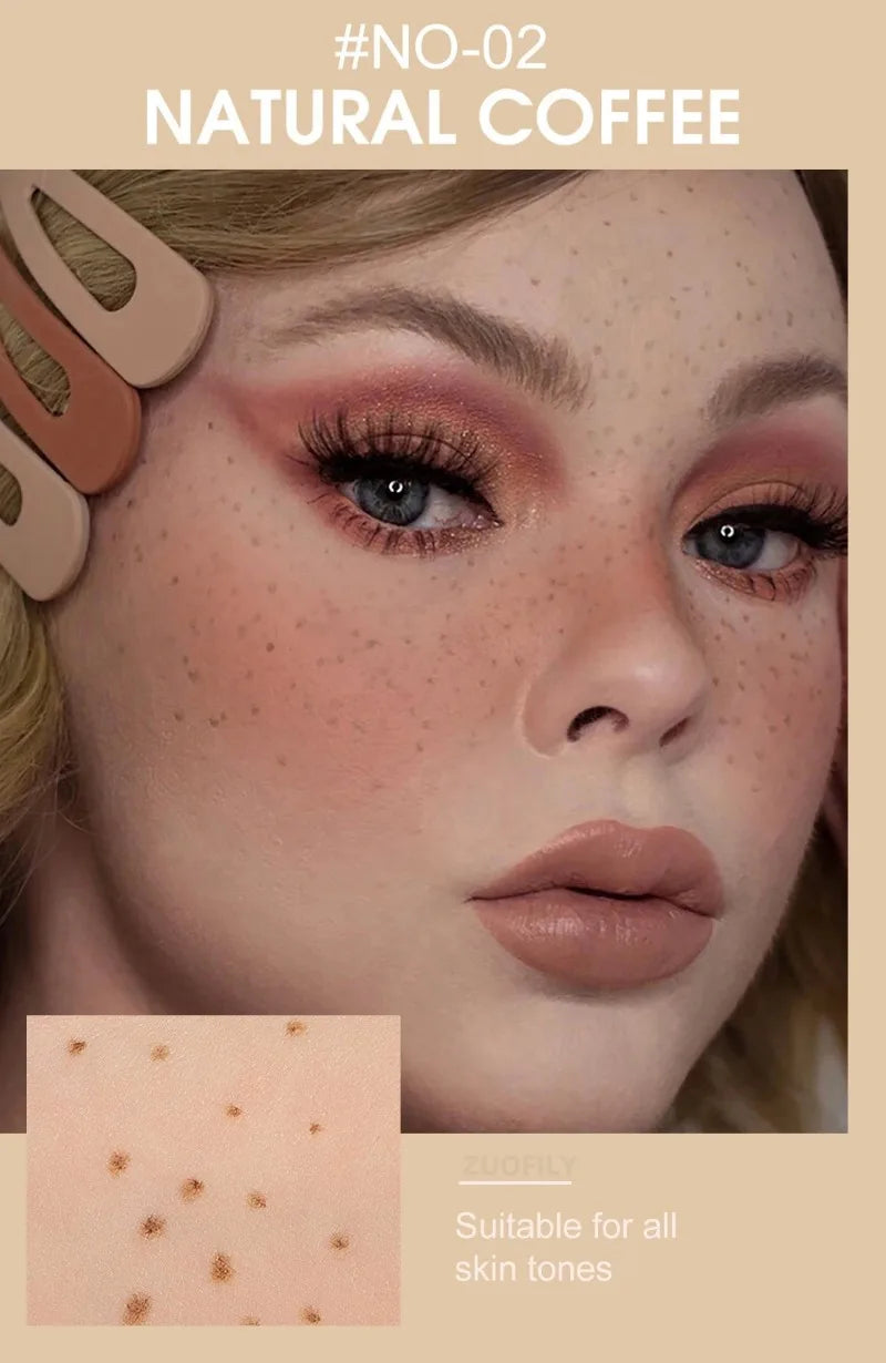 1PC Face Fake Freckles Pen Natural Waterproof Lifelike Fake Freckles Pen for Long Lasting Look Dot Spot Pen Makep Tool Cosmetic Beauty World Shop