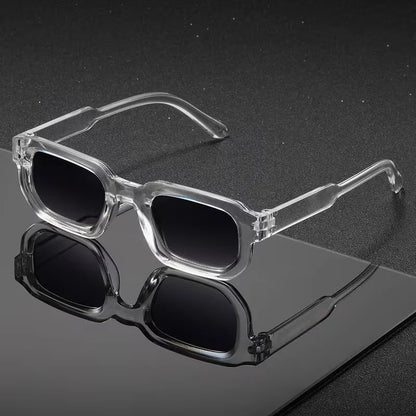 New Men Vintage Rectangle Frame Sunglasses Fashion Retro Sun Glasses Luxury Brand Design Glasses UV400 Eyewear Women Goggles Beauty World Shop