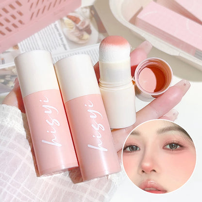 HISYI Yunrou Soft Fog Blush Stick - Energetic and Bouncy, Korean Style, Brightening, Dual-Use for Lips and Cheeks Beauty World Shop