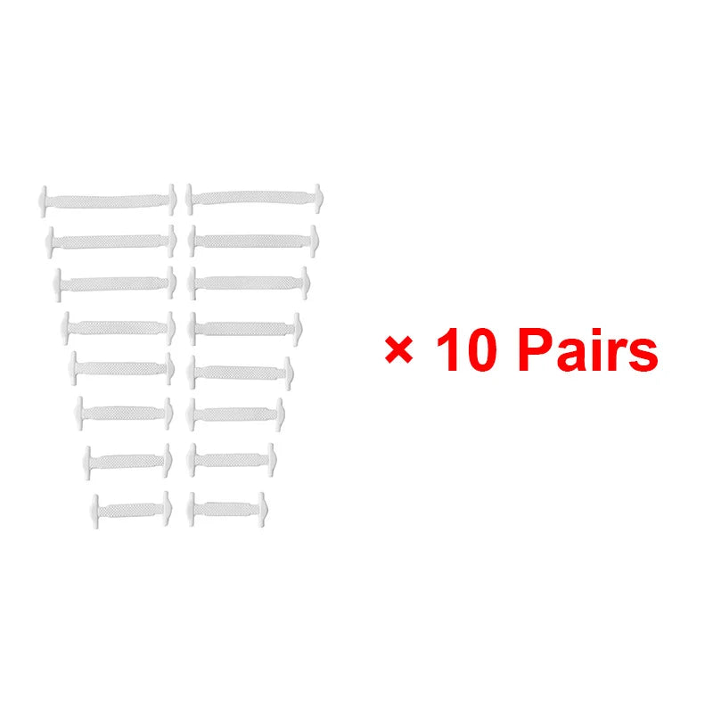 16pcs/lot Silicone Shoelaces No Tie Shoelaces 12 colors Elastic Lace Shoelace Creative Lazy Silicone Laces Rubber Lace Beauty World Shop