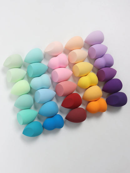 Make-Up Eggs 3-5-10-15-20-30-50 Pack, Color and Shape Random Foundation Beauty Sponge Blend, Liquid, Cream and Powder Flawless, Beauty World Shop