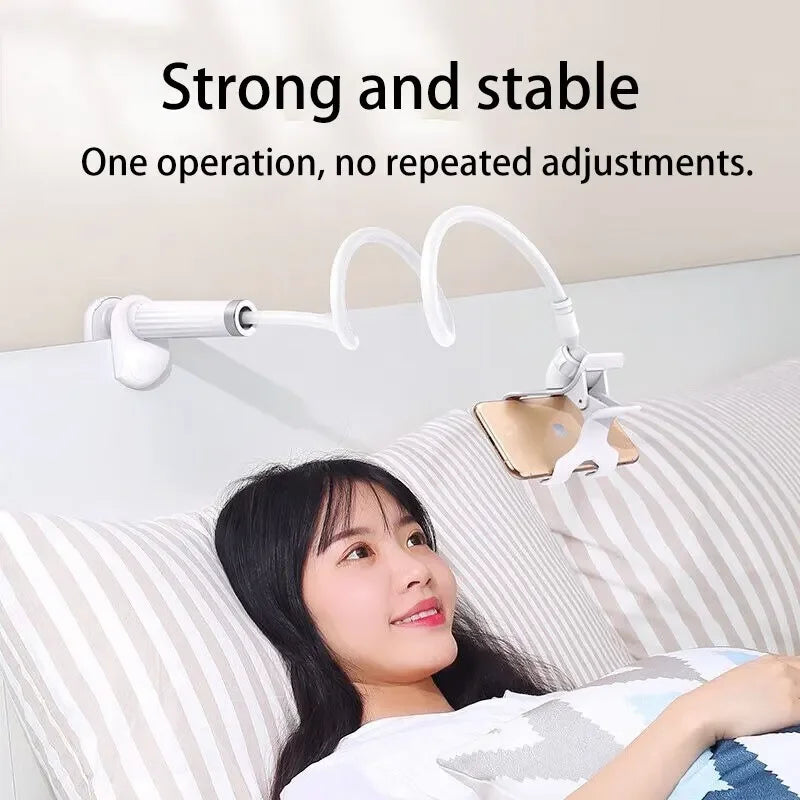 Universal Mobile Phone Stand Adjustable Lazy Stand Rotatable Bedside Stand Desktop Live Streaming Selfies Phone Accessories Beauty World Shop