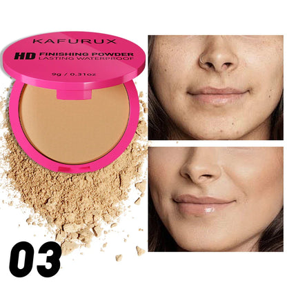 4 Color Oil Control Matte Face Powder Long Lasting Flawless Setting 1PC Powder Face Makeup Full Coverage Pressed Powder Gifts Beauty Trend Shop
