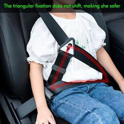 Car Child Safety Belt, Prevents Movement, Adjustable Fastener, Safe and Comfortable, Anti-Neck-Strangling Seat, Simple and Convenient Limiter Beauty World Shop