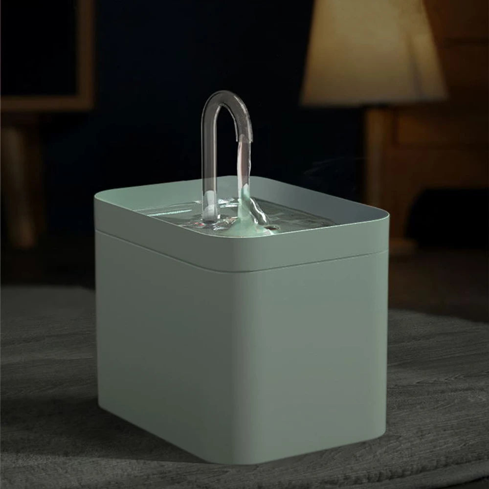 Ultra-Quiet Cat Water Fountain Filter Smart Automatic Pet Dog Water Dispenser&Burnout Prevention Pump1.5L Recirculate Filtrin Beauty World Shop