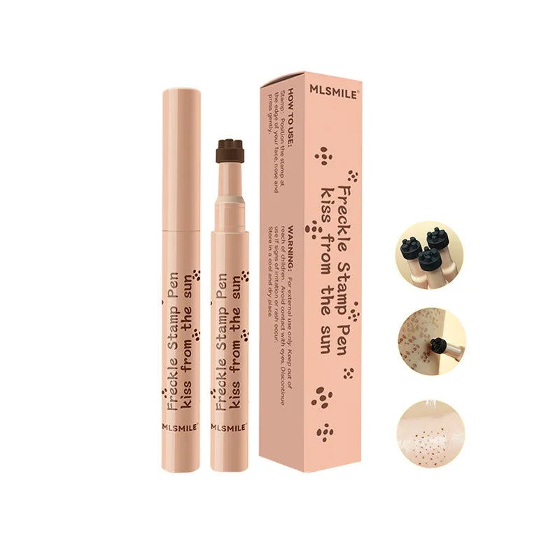 Waterproof Freckle Pen Natural Lifelike Fake Freckles Pen for Lasting Look Dot Spot Pen Makeup for Women Makep Light/Dark Brown Beauty World Shop