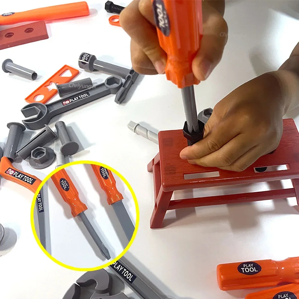 Kids Pretend Tools Kit 38/41/42 PCS Role Play Repair Construction Tool Kit Educational Learning Toys for ToddlersBoys Girls Gift Beauty Fashion