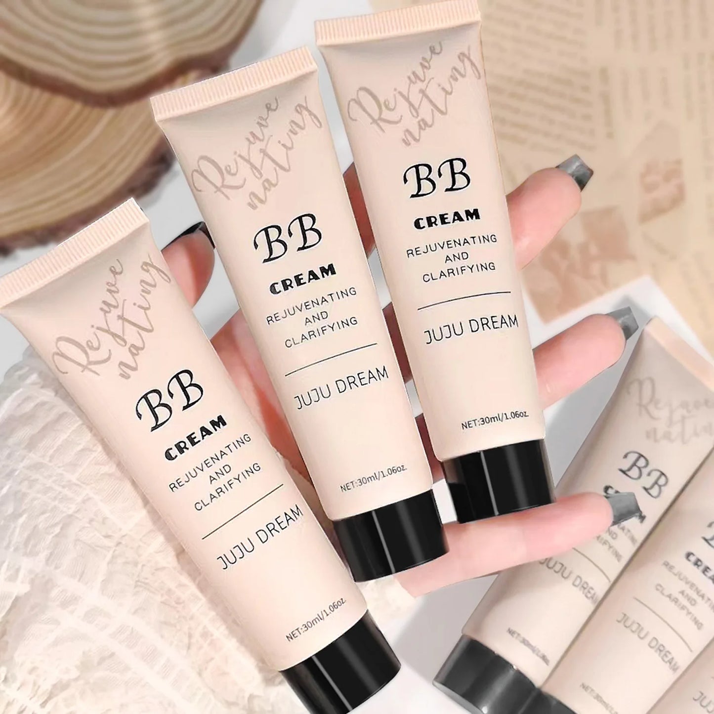 BB cream, isolation cream, liquid foundation, moisturizing, oil control, long-lasting makeup, milk, dry skin, and no powder Beauty World Shop
