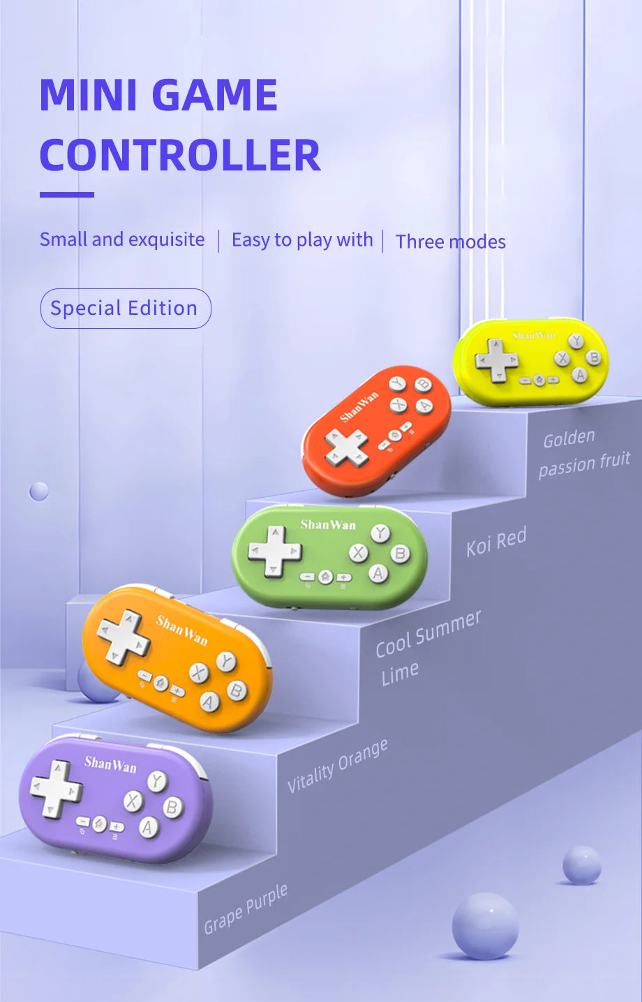 Q36XDV Mini Game Controller - Handheld Game Console - Portable Pocket Small Handle Controller Beauty World Shop
