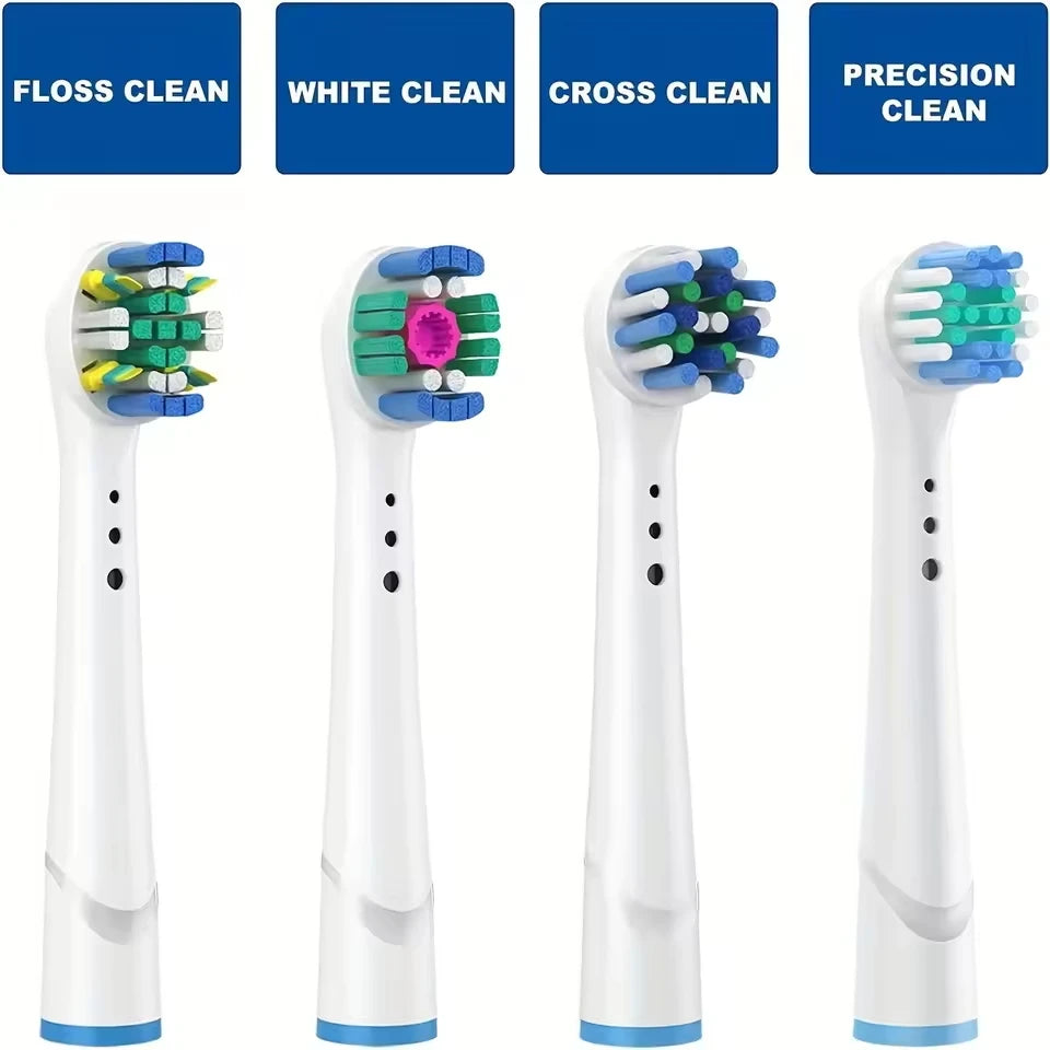 4/12/16Pcs Replacement Toothbrush Heads Compatible with Oral-B Braun Professional Electric Toothbrush Heads Brush Heads Beauty World Shop