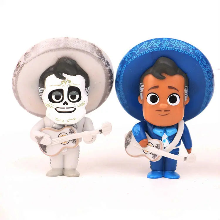 8pcs/set Movie Pixars COCO Cute Character Figure Model Toys Beauty World Shop