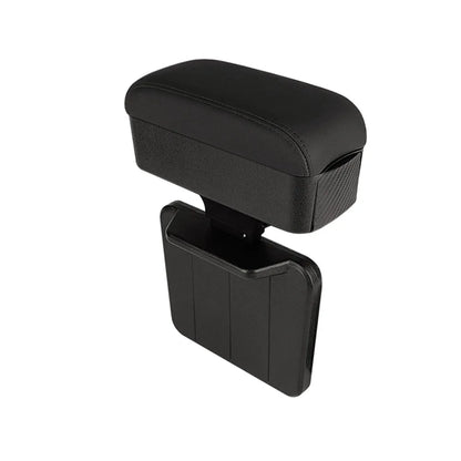 Height Adjustable Car Center Console Gap Storage Organizer with Liftable Tray Elbow Support Armrest Pad for SUV Sedan Beauty World Shop