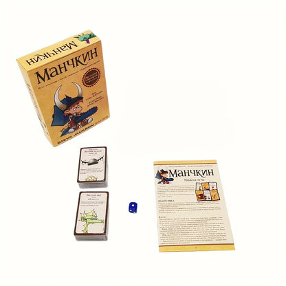 Manchkin, color version. 2nd edition (ru), the city falls asleep "for, card game, holiday gift (a small shade of color) Beauty World Shop